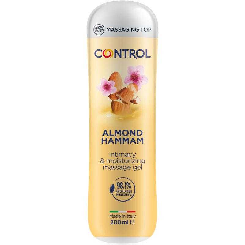 Control masaje gel 3 en 1 leche de almendra 200 ml