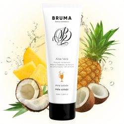 Bruma - gel deslizante con aloe vera sabor a piña colada 100 ml