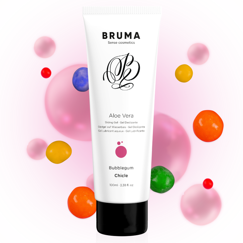 Bruma - gel deslizante con aloe vera sabor a chicle 100 ml