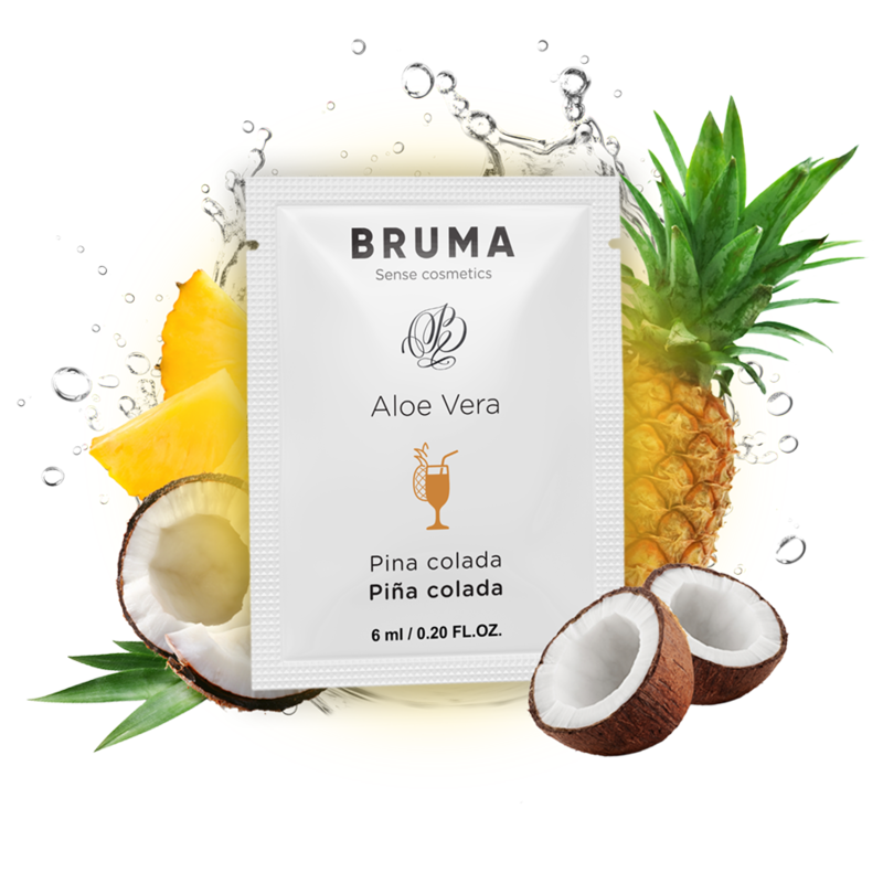 Bruma - gel deslizante con aloe vera sabor a piña colada 6 ml