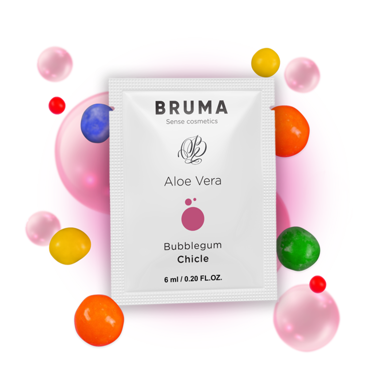 Bruma - gel deslizante con aloe vera sabor a chicle 6 ml