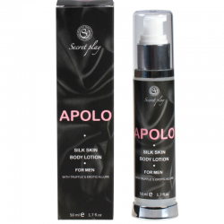 Secretplay apolo locion piel de seda para hombres 50 ml