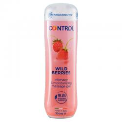 Control gel de masaje 3 en 1 wild berries 200 ml