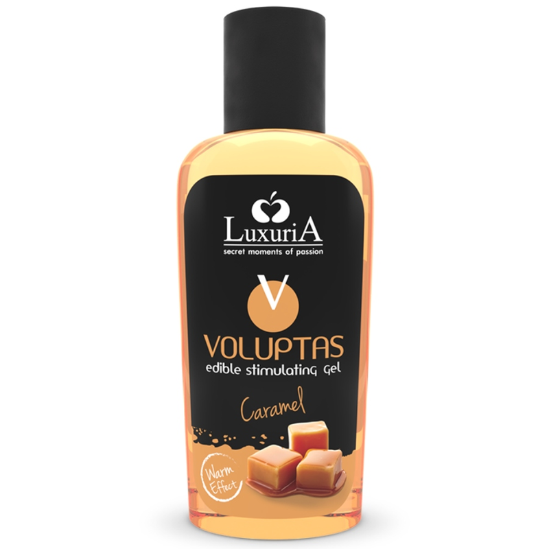 Luxuria voluptas gel masaje comestible efecto calor - caramelo 100 ml