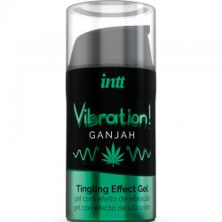 Intt - potente estimulante íntimo gel vibrador liquido cannabis 15ml