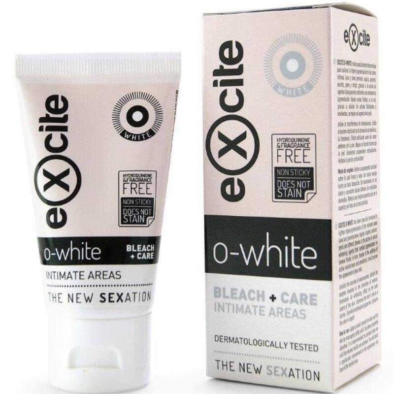 Excite - o white bleach + care intimate areas 50 ml