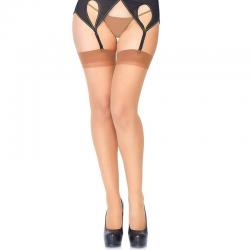 Leg avenue medias transparentes marron talla unica