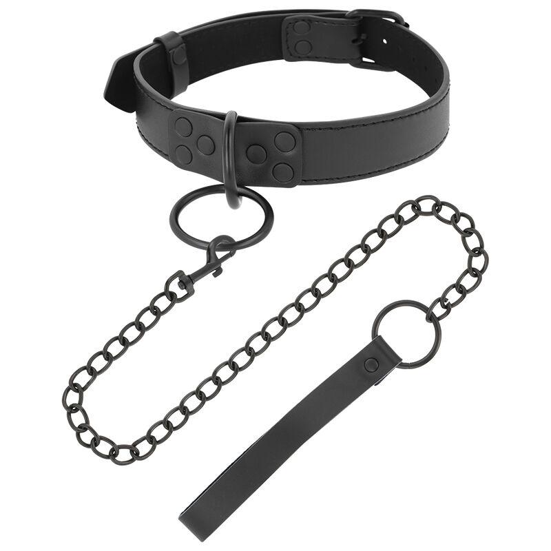 Darkness collar con cadena negro