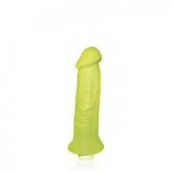 Clone a willy clonador pene verde luminiscente con vibrador