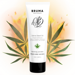 Bruma - gel deslizante con aceite de semilla efecto calor sabor cannabis 100 ml