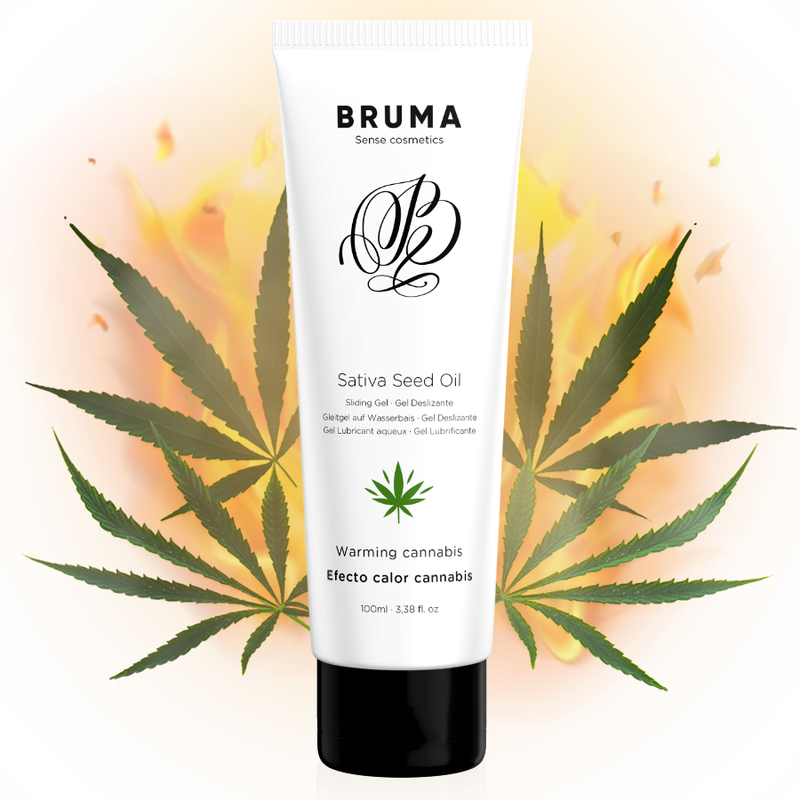 Bruma - gel deslizante con aceite de semilla efecto calor sabor cannabis 100 ml