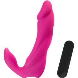 Alive - bifun pro dildo vibrador rosa 14.9 cm