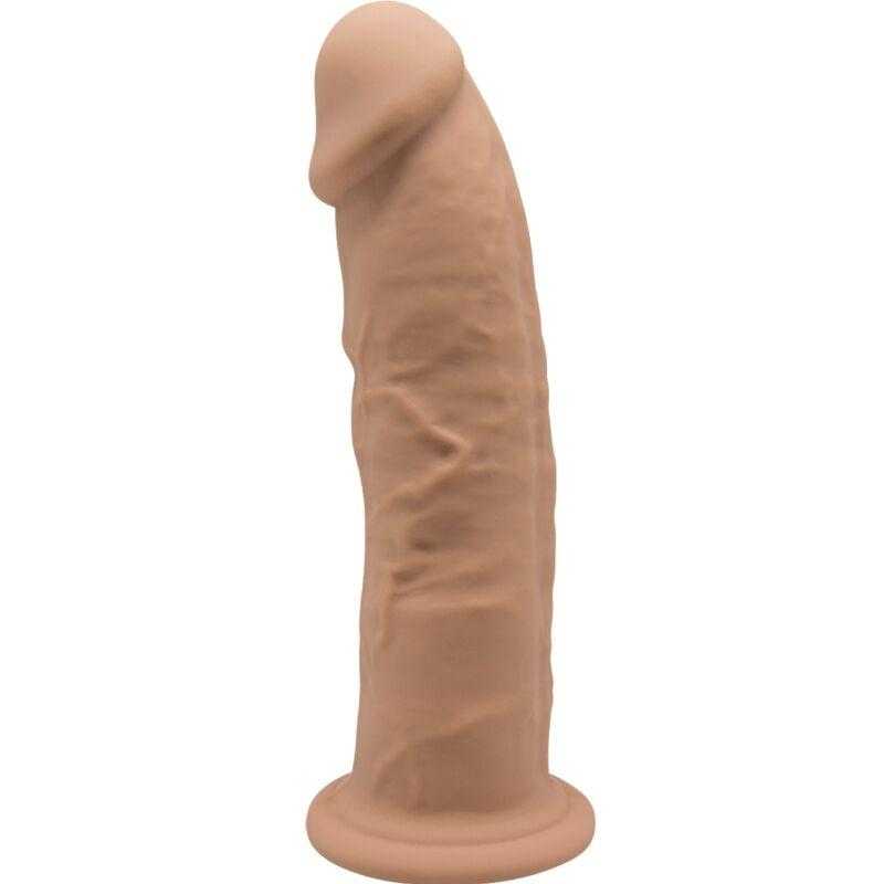 Silexd - modelo 2 pene realistico silicona premium silexpan caramelo 23 cm