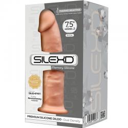 Silexd - modelo 2 pene realistico silicona premium silexpan 19 cm