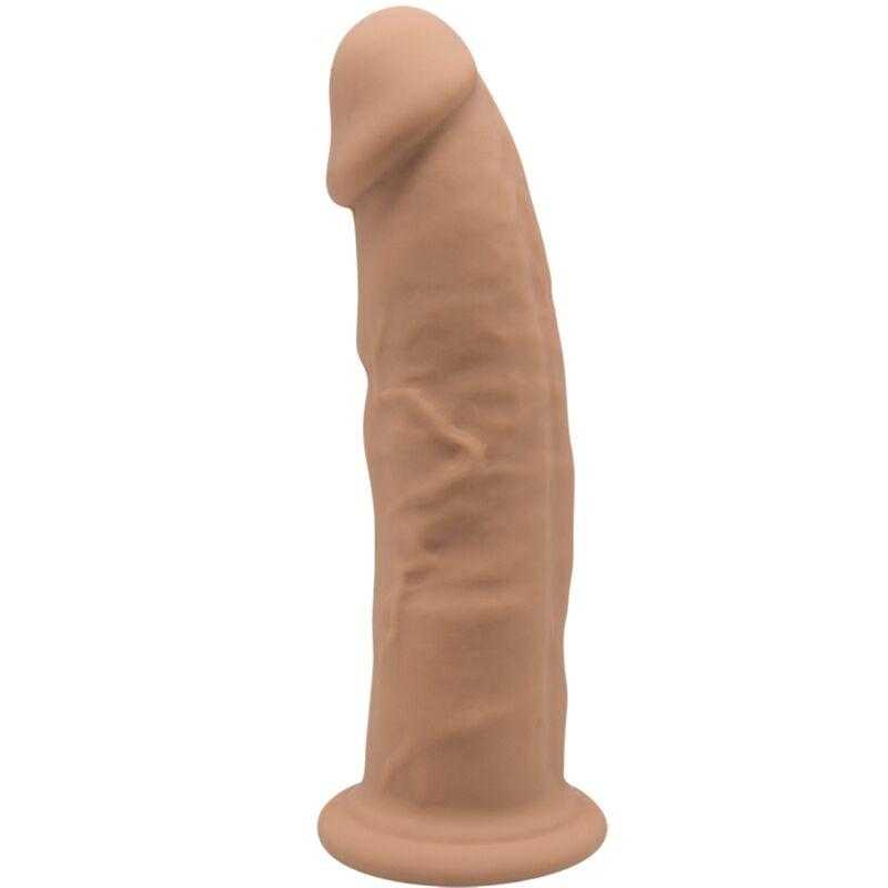 Silexd - modelo 2 pene realistico silicona premium silexpan caramelo 19 cm