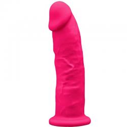 Silexd - modelo 2 pene realistico silicona premium silexpan fucsia 19 cm