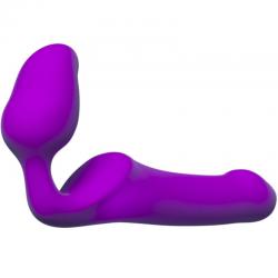 Adrien lastic - queens strap-on flexible violeta talla m