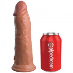 King cock elite - dildo realistico silicona 20.3 cm caramelo