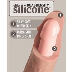 King cock elite - dildo realistico silicona 20.3 cm