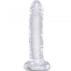 King cock clear - pene realistico 15.5 cm transparente