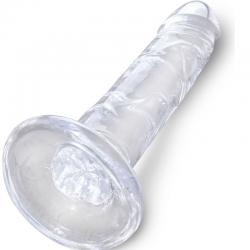 King cock clear - pene realistico 15.5 cm transparente