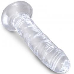 King cock clear - pene realistico 15.5 cm transparente