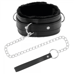 Darkness - collar confortable de postura con cadena leather