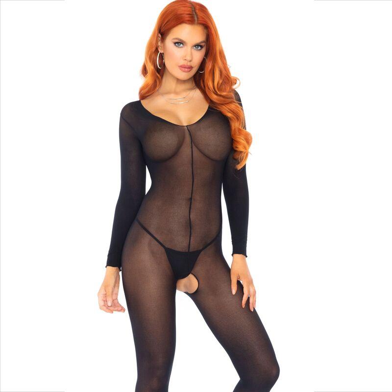 Leg avenue - bodystocking negro manga larga