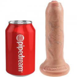 King cock dildo realistico uncut natural 17 cm