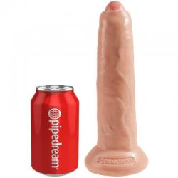 King cock dildo realistico uncut natural 23 cm