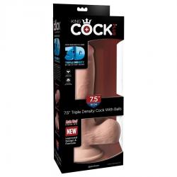 Kingcock dildo triple densidad 19 cm