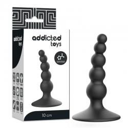 Addicted toys - anal sexual plug 10 cm negro