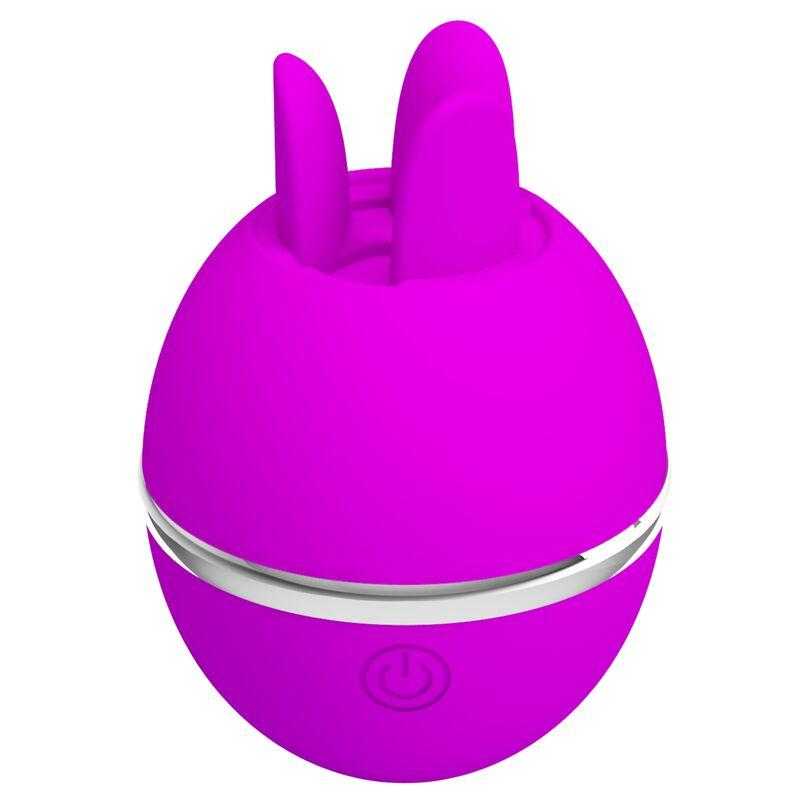 Pretty love - vibrador de silicona redondo gemini ball morado