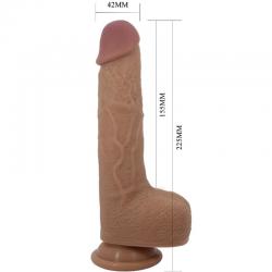 Pretty love - tommy dildo realista vibrador 22.5 cm