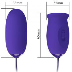 Pretty love - daisy youth estimulador vibrador recargable violeta