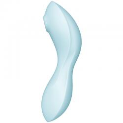 Satisfyer curvy trinity 5 estimulador y vibrador app - azul