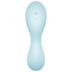 Satisfyer curvy trinity 5 estimulador y vibrador app - azul