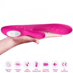 Armony - spark vibrador efecto calor fucsia