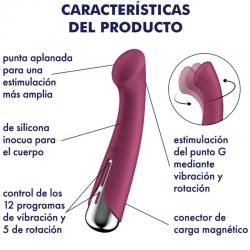 Satisfyer - spinning g-sport 1 vibrador rotador rojo