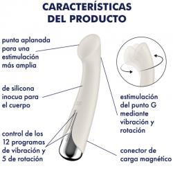 Satisfyer - spinning g-sport 1 vibrador rotador rojo