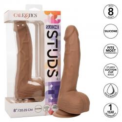 California exotics - silicone studs 20.32 cm brown