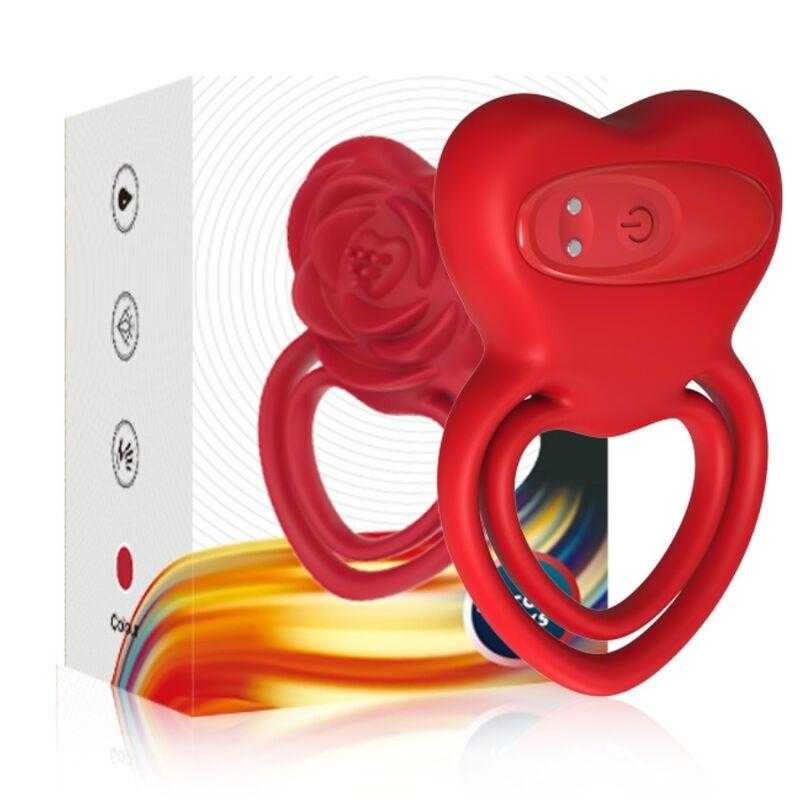 Armony - anillo vibrador corazón rojo