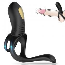 Armony - joy jumper anillo vibrador parejas & plug anal control remoto negro