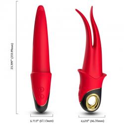 Armony - shadow vibrador pinza rojo