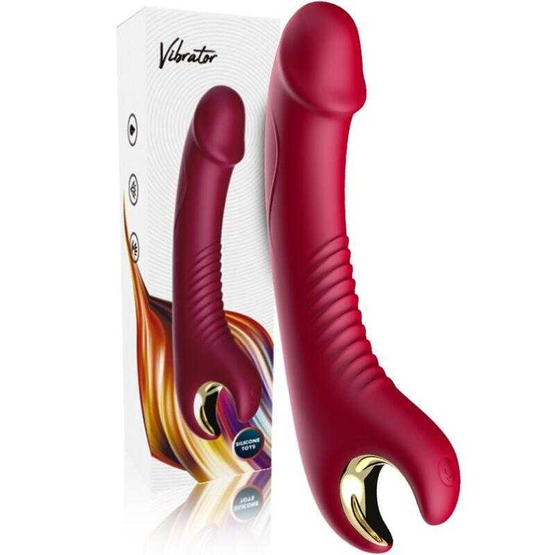 Armony - prince dildo vibrador & rotador rojo