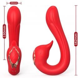 Armony - delfin vibrador multiposicion & efecto calor rojo