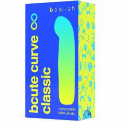 B swish - bcute curve infinite classic vibrador recargable silicona azul