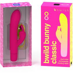 B swish - bwild bunny infinite classic vibrador recargable silicona rosa