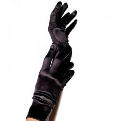 Leg avenue - guantes satin negro