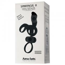 Adrien lastic - spartacus anillo & funda de pene con vibrador